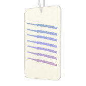 フルートミュージカル楽器ピンクブルーパープル カーエアーフレッシュナー (左)