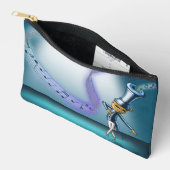 フルートミュージカル楽器 アクセサリーポーチ (見開き)