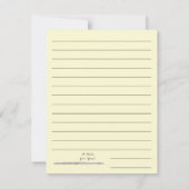 フルートミュージシャン音楽先生バンド サンキューカード (裏面)