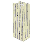 フルートミュージシャン音楽先生バンド ワインギフトバッグ (裏面アングル)