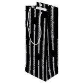 フルートミュージシャン音楽先生バンド ワインギフトバッグ (裏面アングル)