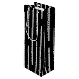 フルートミュージシャン音楽先生バンド ワインギフトバッグ