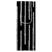 フルートミュージシャン音楽先生バンド ワインギフトバッグ (正面)