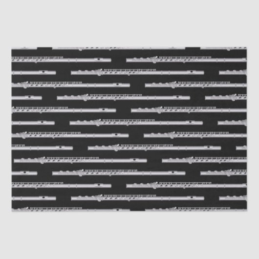 フルートミュージシャン音楽先生バンド 薄葉紙 (正面)