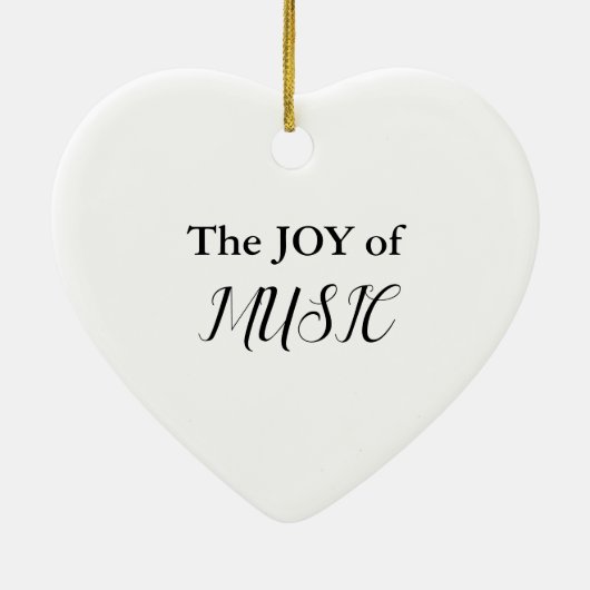 フルートミュージックのレインボークリスマス装飾品 セラミックオーナメント (裏面)