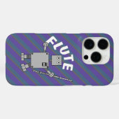 フルートロボット文字 Case-Mate iPhoneケース (裏面 (横))