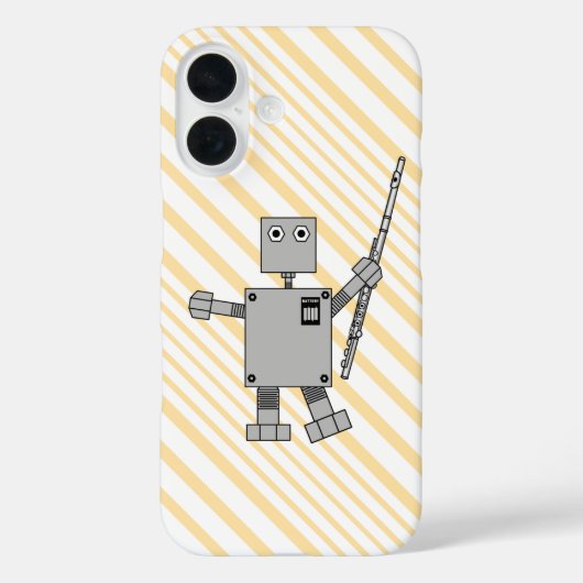 フルートロボット Case-Mate iPhoneケース (裏面)