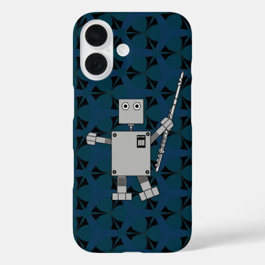 フルートロボット Case-Mate iPhoneケース (裏面)