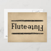 フルートヴィンテージ ポストカード (正面/裏面)