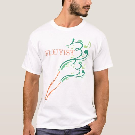 フルート人 Tシャツ (正面)