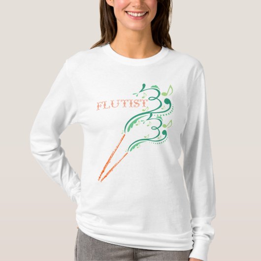 フルート人 Tシャツ (正面)