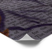 フルート付きキツネ ポスター (角)