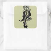 フルート付きレプレシャン スクエアシール (バッグ)