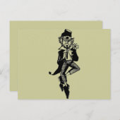 フルート付きレプレシャン ポストカード (正面/裏面)