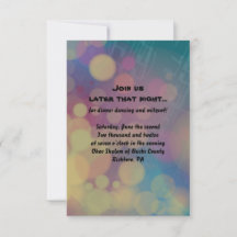 フルート奏者バルミツワー披露宴パーティーカード