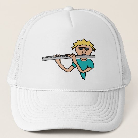 フルート奏者 キャップ (正面)