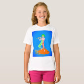 フルート奏者 Tシャツ (正面フル)