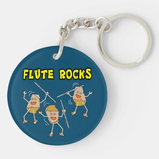 フルート岩 キーホルダー (裏面)