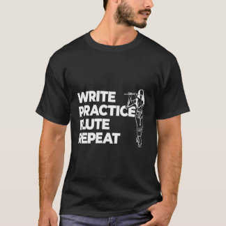 フルート書リピート練習 Tシャツ
