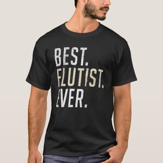 フルート最高のト・エバー・フルート Tシャツ (正面)
