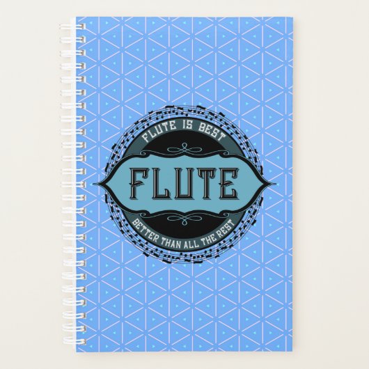 フルート最高の音符の円 プランナー手帳 (正面)