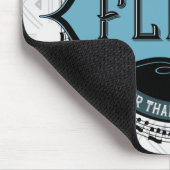 フルート最高の音符の円 マウスパッド (コーナー)