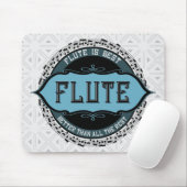 フルート最高の音符の円 マウスパッド (マウス)