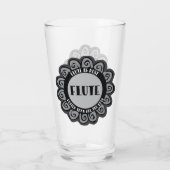 フルート最高の タンブラーグラス (裏面)