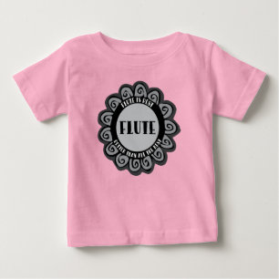 フルート最高の ベビーTシャツ