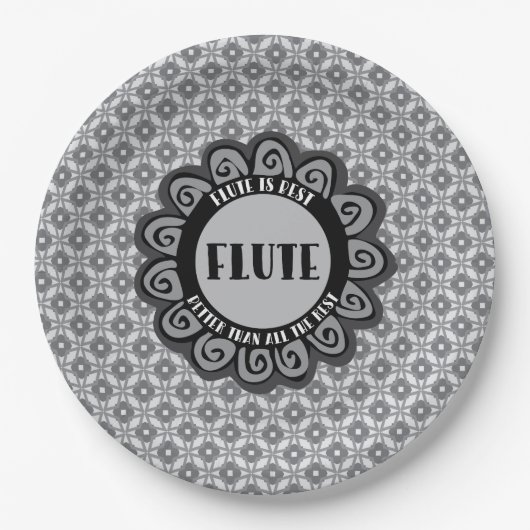 フルート最高の ペーパープレート (正面)