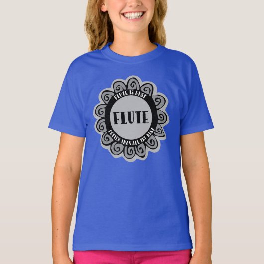 フルート最高の Tシャツ (正面)