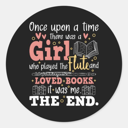 フルート演奏家本フルートマーチングバンドミュージシャン ラウンドシール (正面)