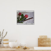 フルート素晴らしスト ポスター (キッチン)