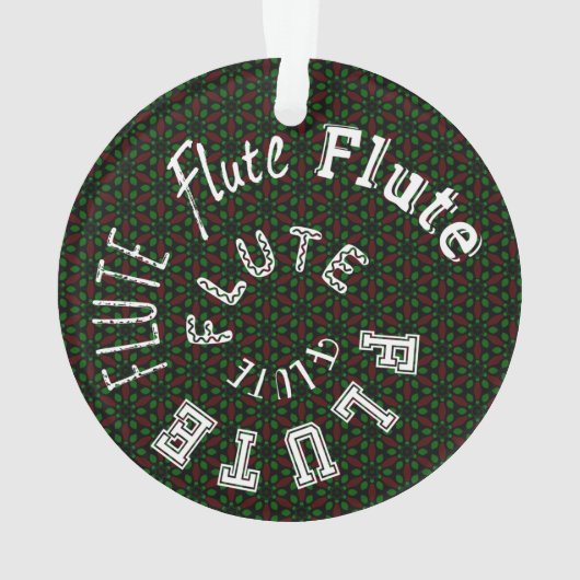 フルート緩和曲線文字 オーナメント (裏面)