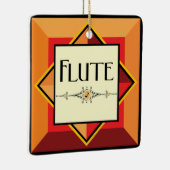 フルート装飾ブロック セラミックオーナメント (右)