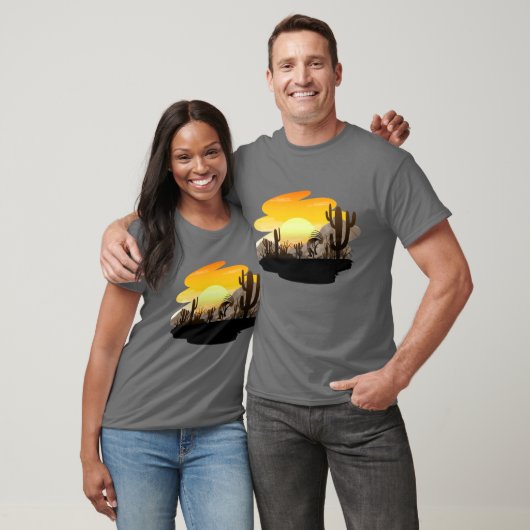 フルート遊の砂漠ココペリ Tシャツ (ユニセックス)