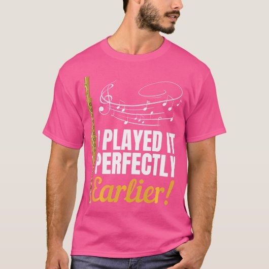 フルート遊の選手のシャツは全く早い Tシャツ (正面)