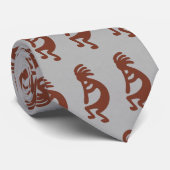 フルート遊ズココペリ姿 – 赤オングレー ネクタイ (ロール)