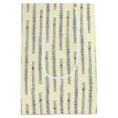 フルート音楽先生バンド ミディアムペーパーバッグ (裏面)