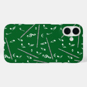 フルート音符パターン Case-Mate iPhoneケース (裏面 (横))