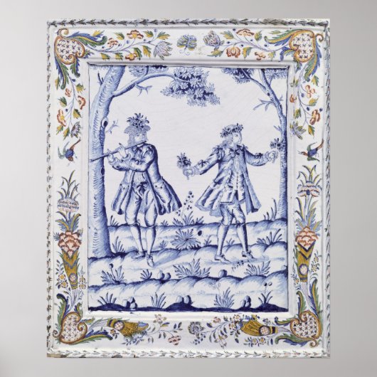 「フルート魔法」の情景を描いた額 ポスター (正面)