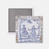 「フルート魔法」の情景を描いた額 マグネット (正面/裏面)