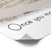 フルート – エネルギーと美しい ポスター (角)