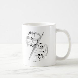 フルート コーヒーマグカップ