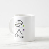 フルート コーヒーマグカップ (正面左)