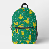 フルート・シック・ミュージック・ノート プリントバックパック (正面)