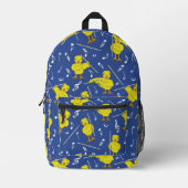 フルート・シック・ミュージック・ノート プリントバックパック (正面)