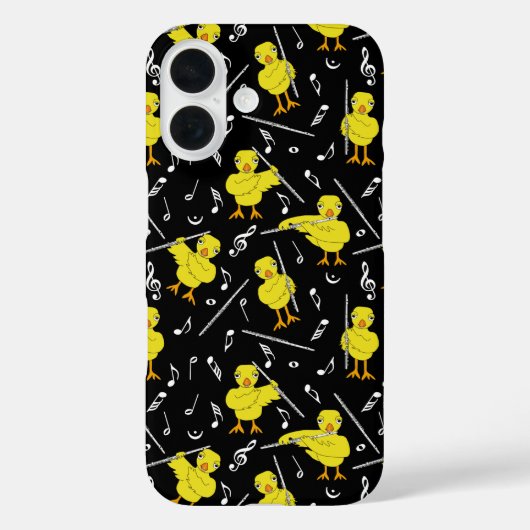 フルート・シック・ミュージック・ノート Case-Mate iPhoneケース (裏面)