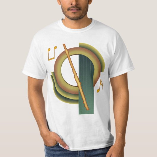 フルート デコ Tシャツ (正面)