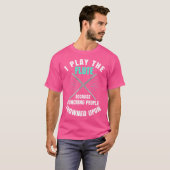 フルート – フおもしろいート楽器音楽プレイヤーパンク Tシャツ (正面フル)